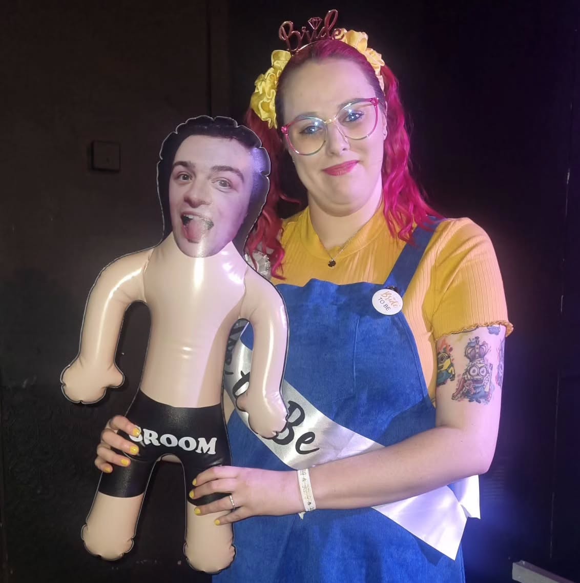 Groom Trunks Blow Up Doll