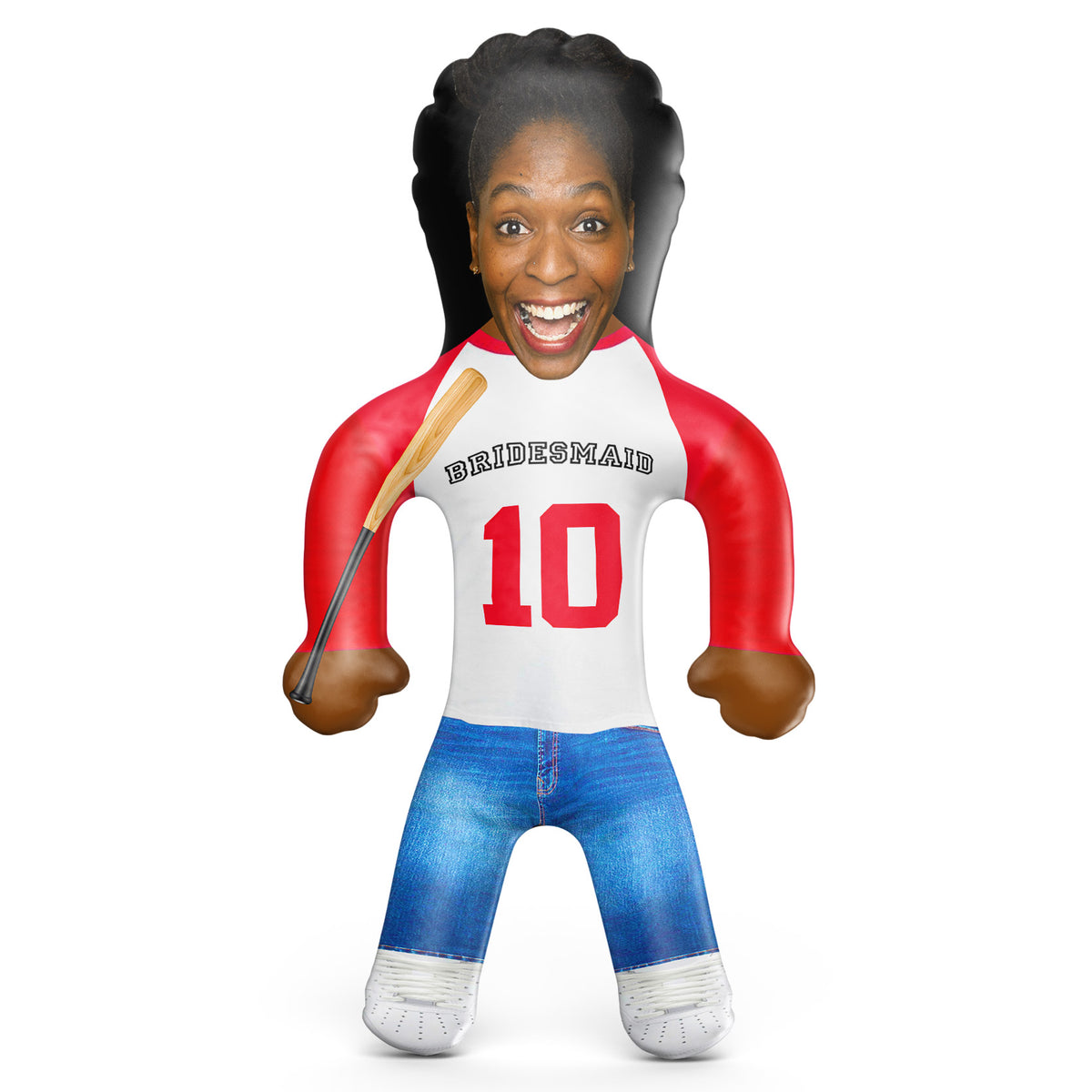 Bridesmaid (Number) Baseball Top Blow Up Doll