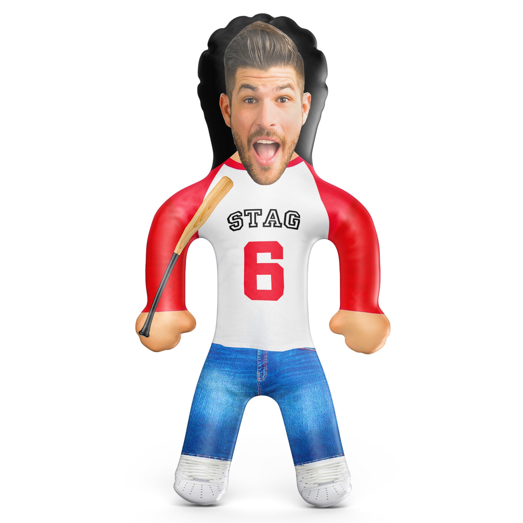 Stag (Number) Baseball Top Blow Up Doll