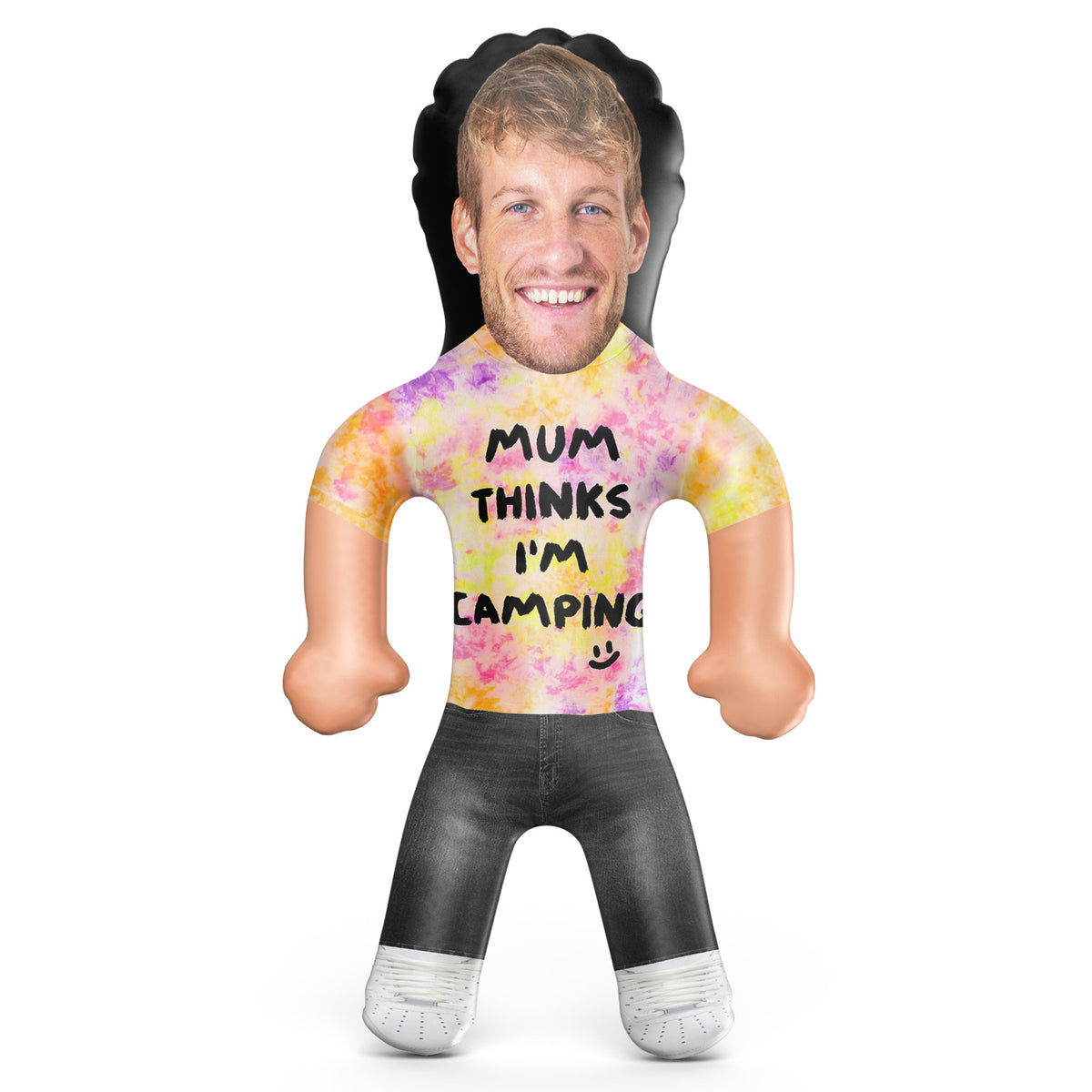 Mum Thinks I'm Camping Festival Blow Up Doll