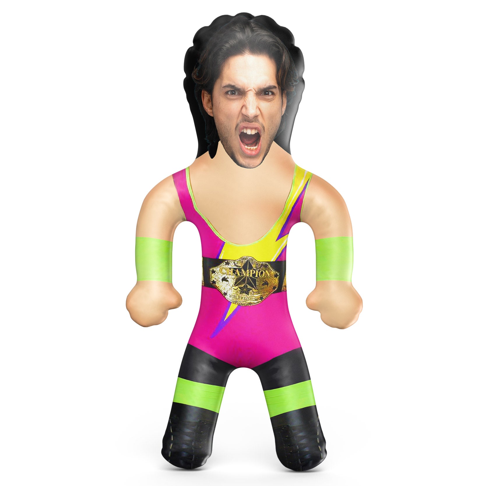 90s Retro Wrestler Blow Up Doll