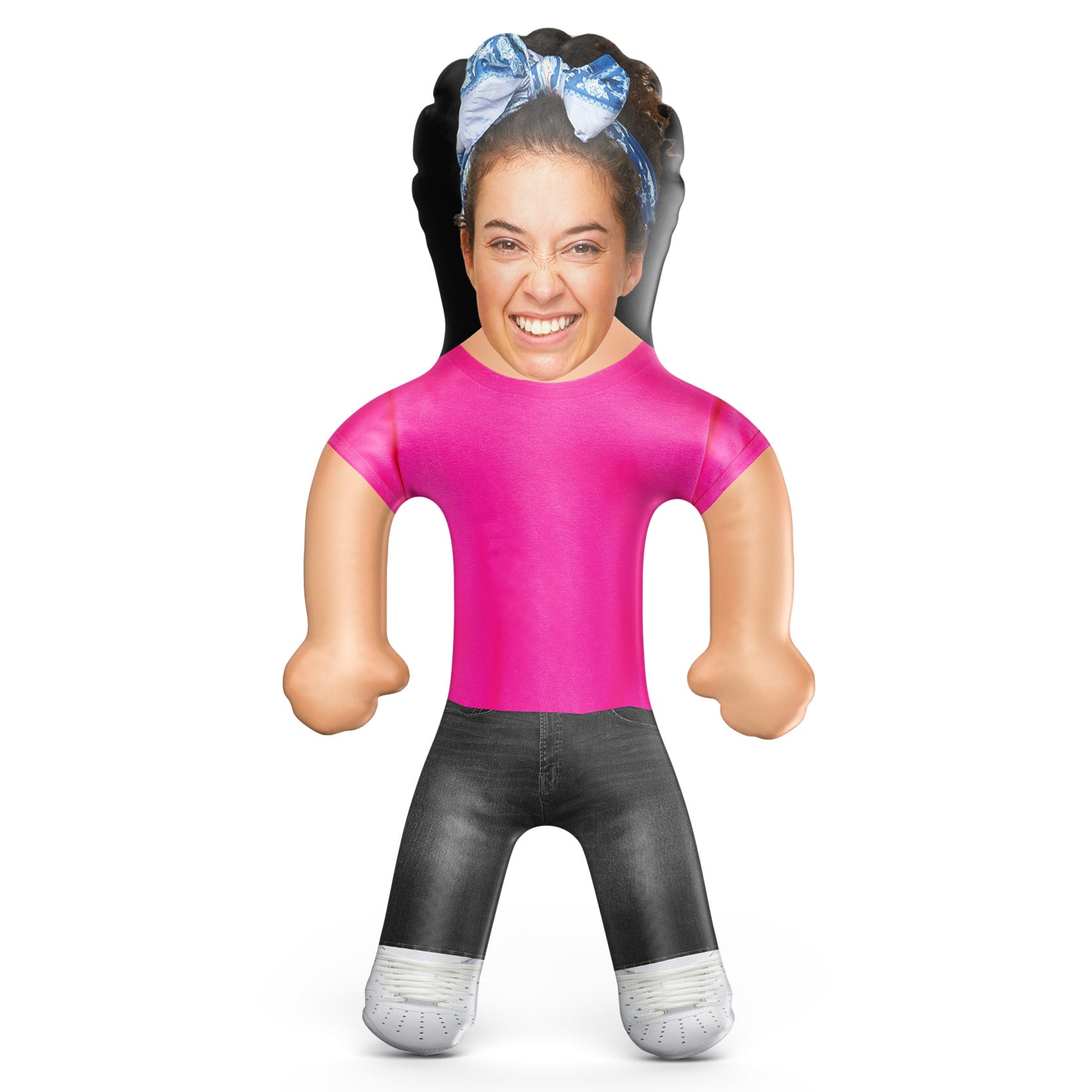 Pink T and Black Jeans Blow Up Doll