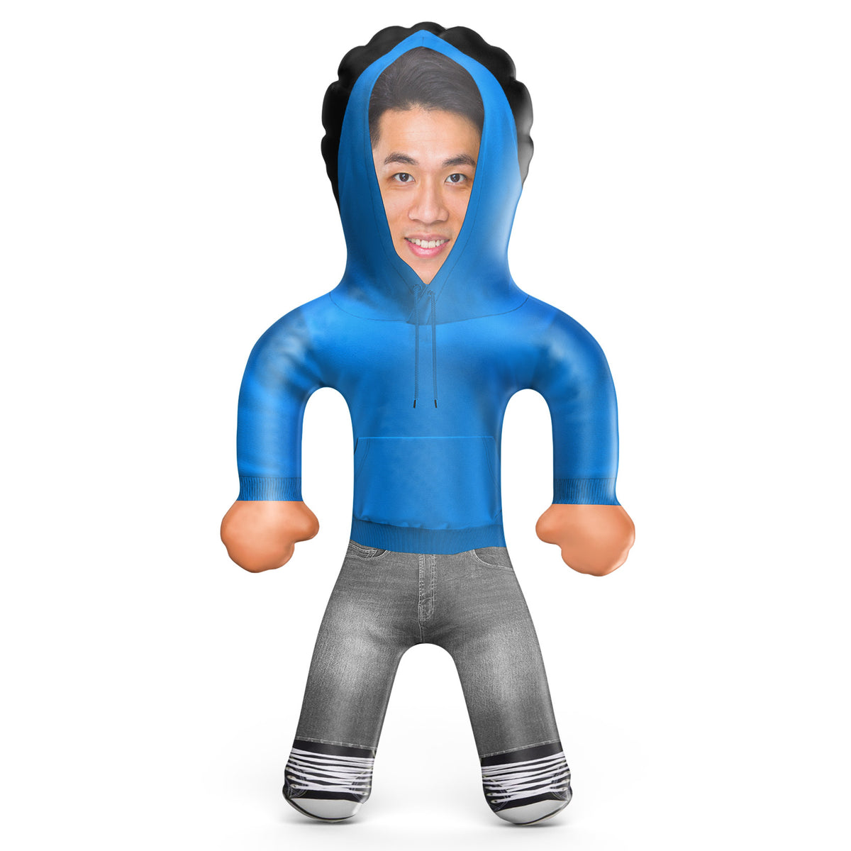Blue Hoodie Blow Up Doll