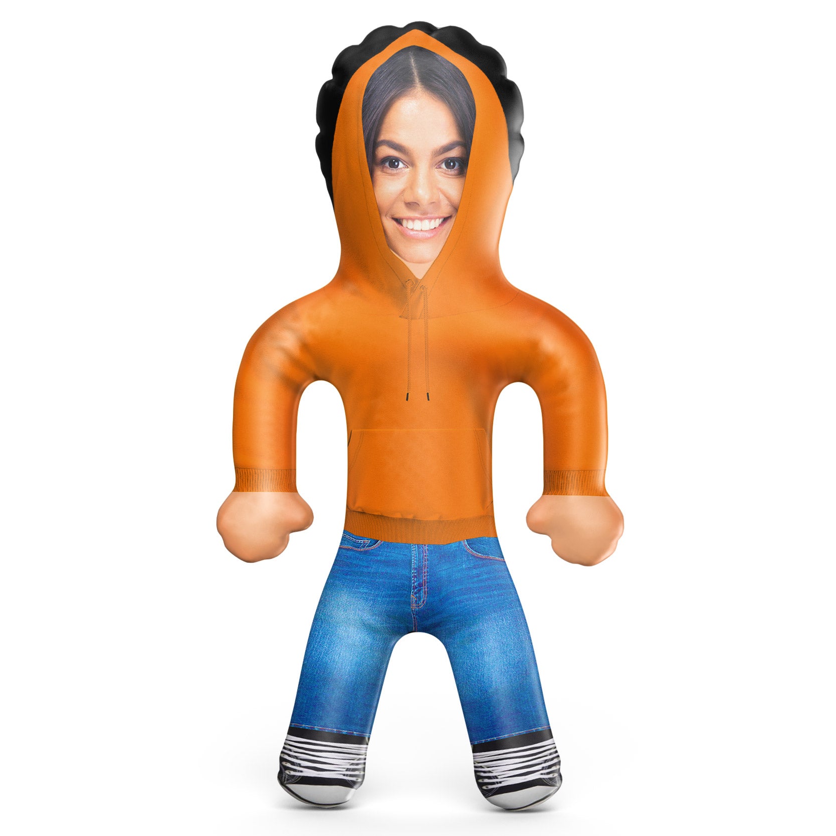 Orange Hoodie Blow Up Doll
