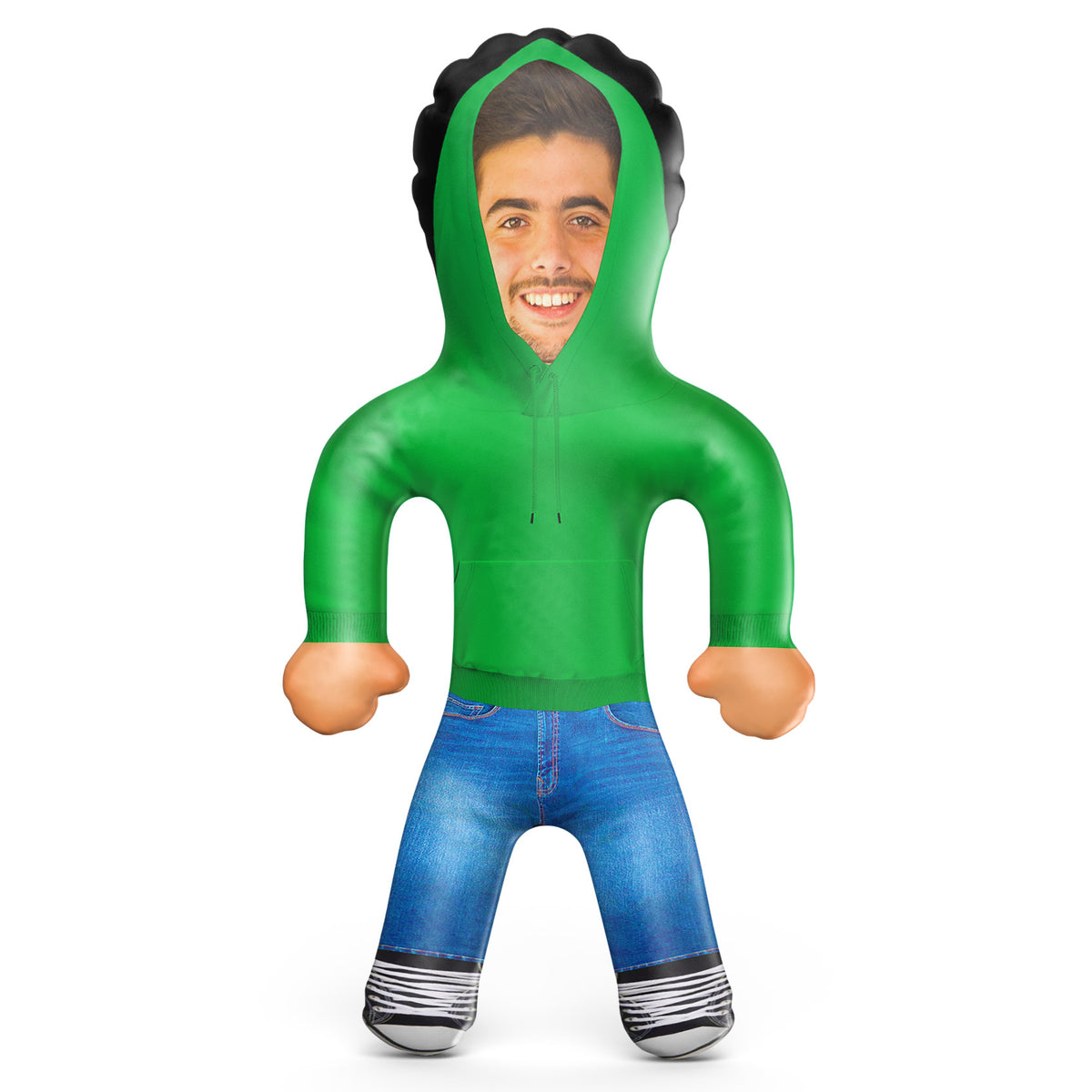 Green Hoodie Blow Up Doll