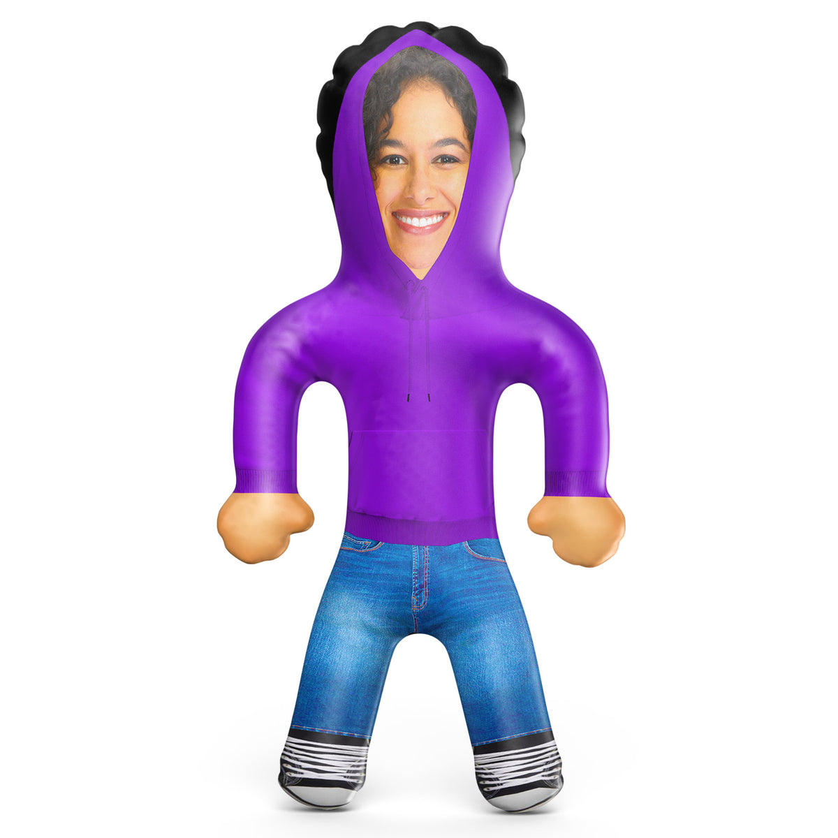 Purple Hoodie Blow Up Doll