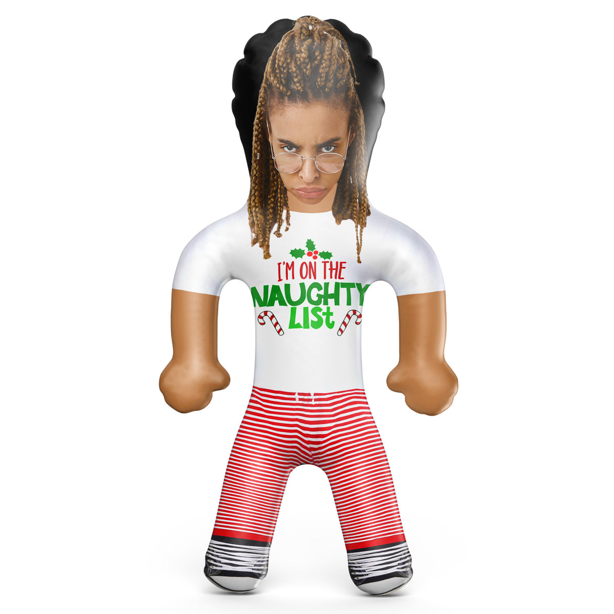 Im on the Naughty List Blow Up Doll