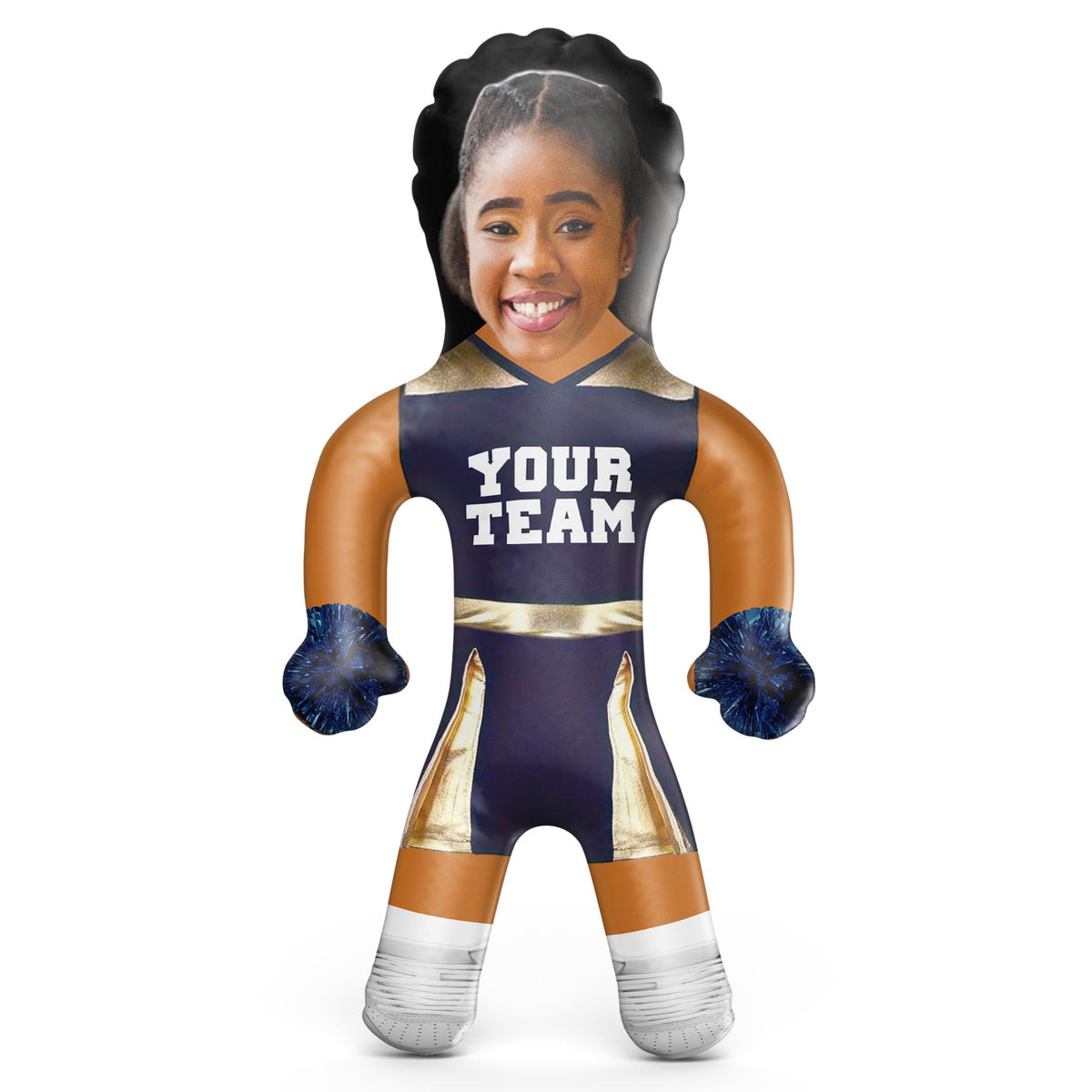 Your Team Cheerleader Navy Blow Up Doll