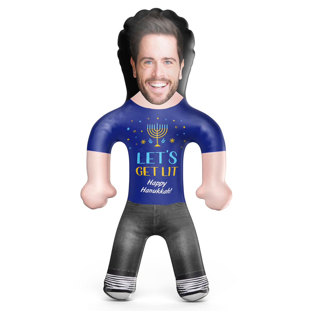 Let's get Lit! Happy Hanukkah Blow Up Doll