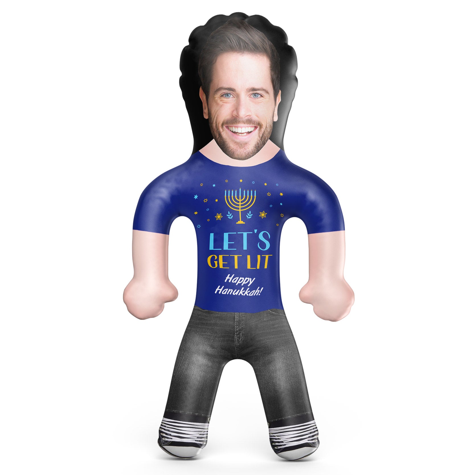 Let's get Lit! Happy Hanukkah Blow Up Doll