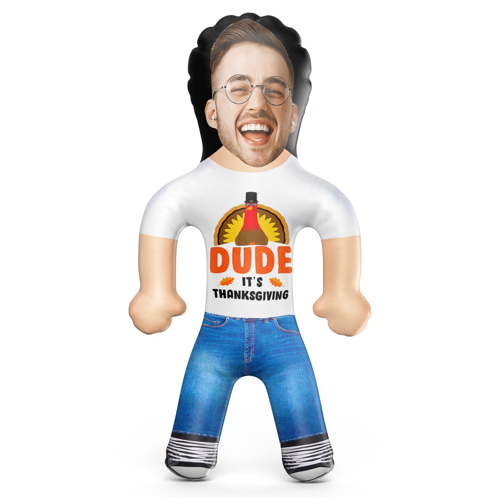Dude It's Thanksgiving Blow Up Doll
