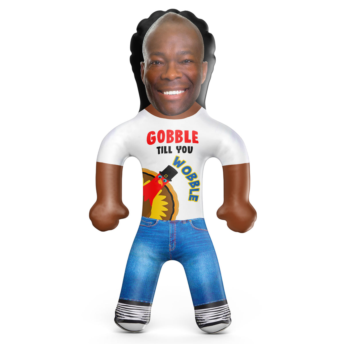 Gobble till you Wobble Blow Up Doll