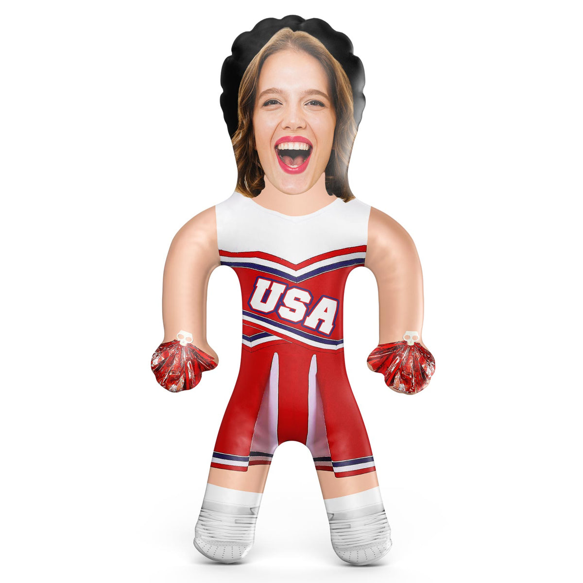 USA Cheerleader Red Blow Up Doll