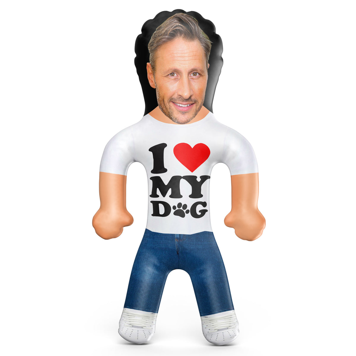 I Heart My Dog Blow Up Doll