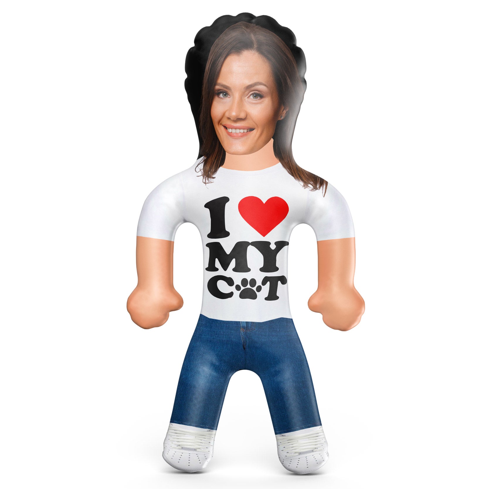 I Heart My Cat Blow Up Doll