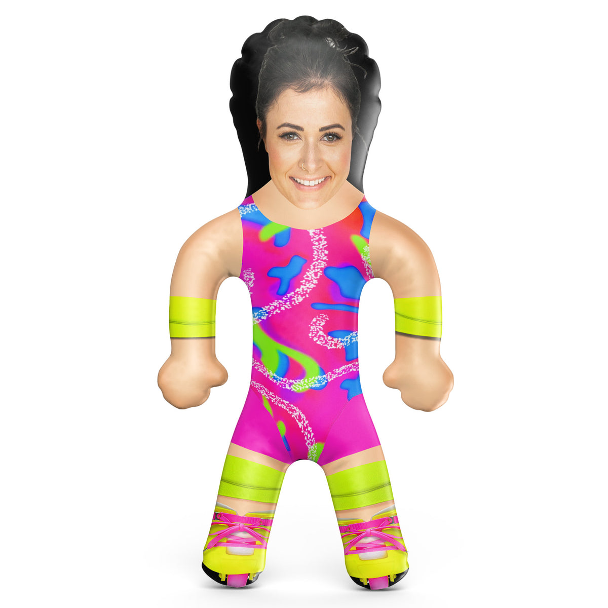 Pink Retro Rollerblade Outfit Blow Up Doll