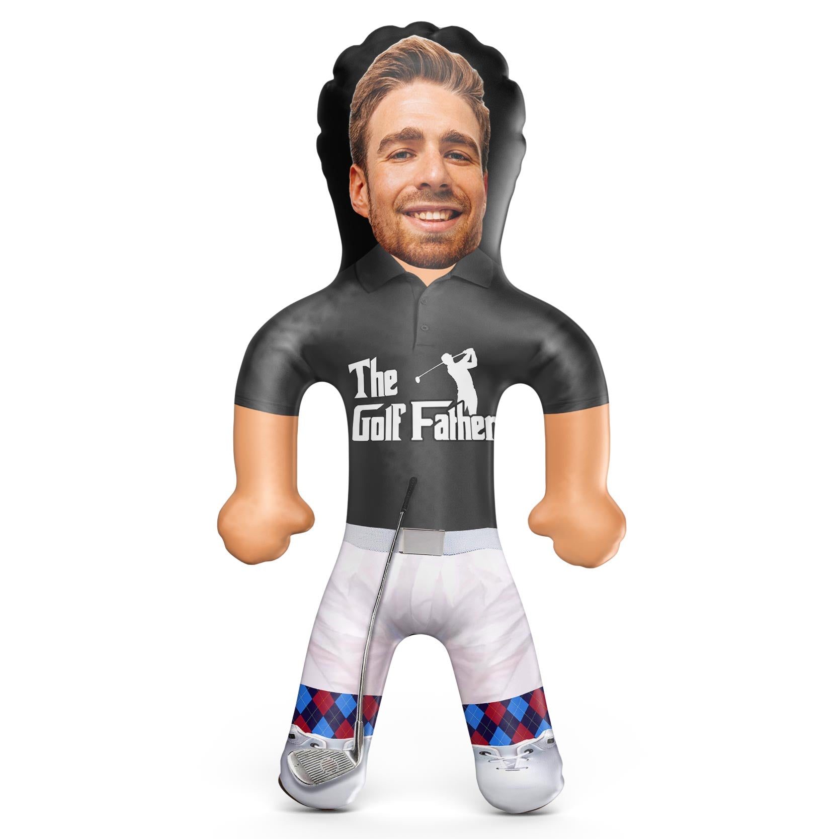 Golf Dad Bobblehead - Custom Father Gift Figurine Doll