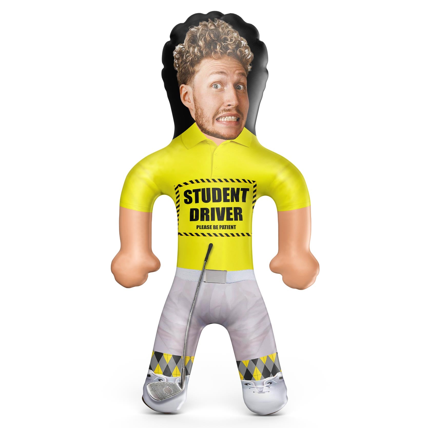 Student Golf Driver Please Be Patient Blow Up Doll