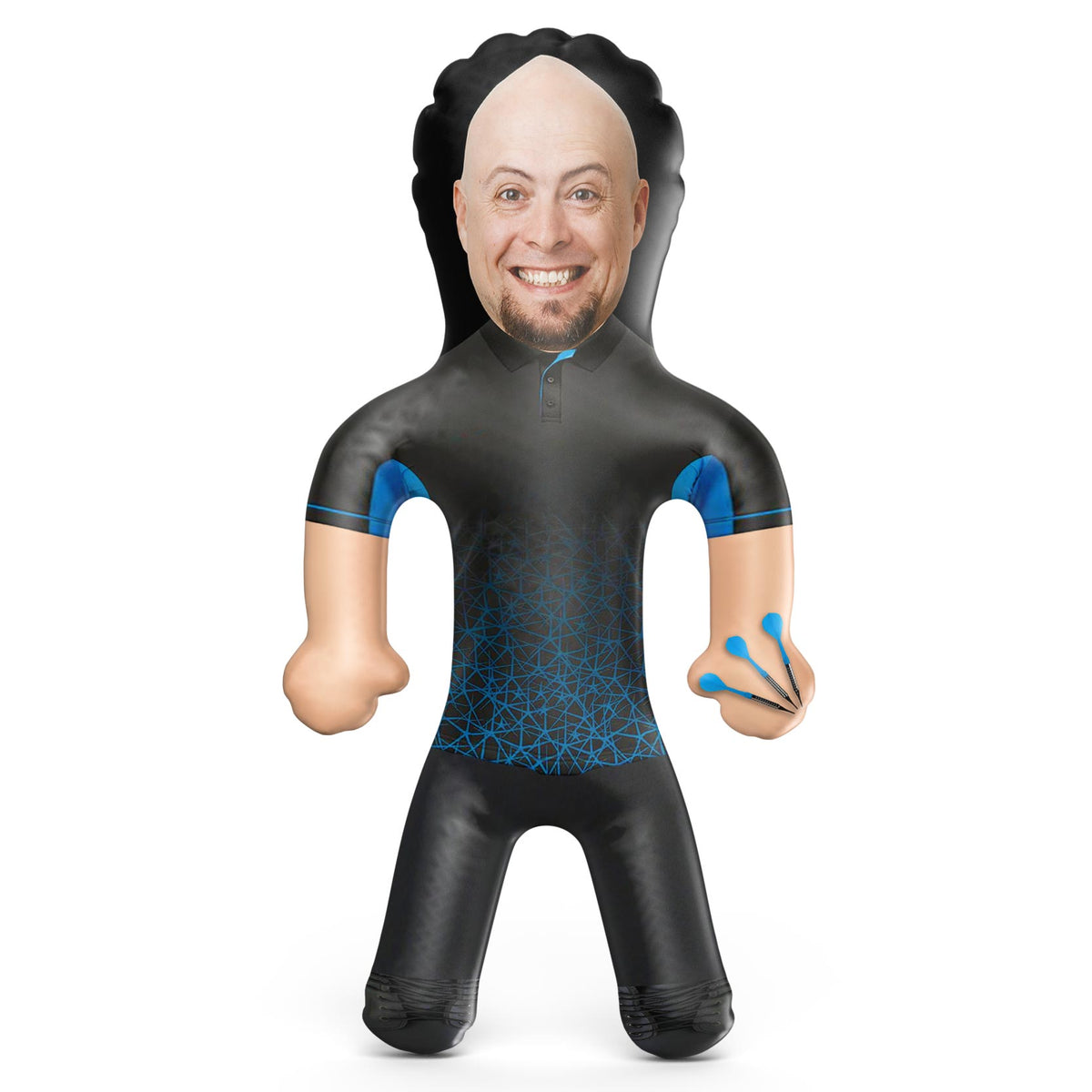 Darts Player Navy Shirt Blow Up Doll