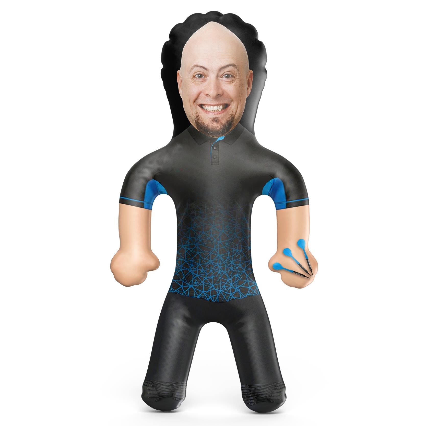 Darts Player Navy Shirt Blow Up Doll