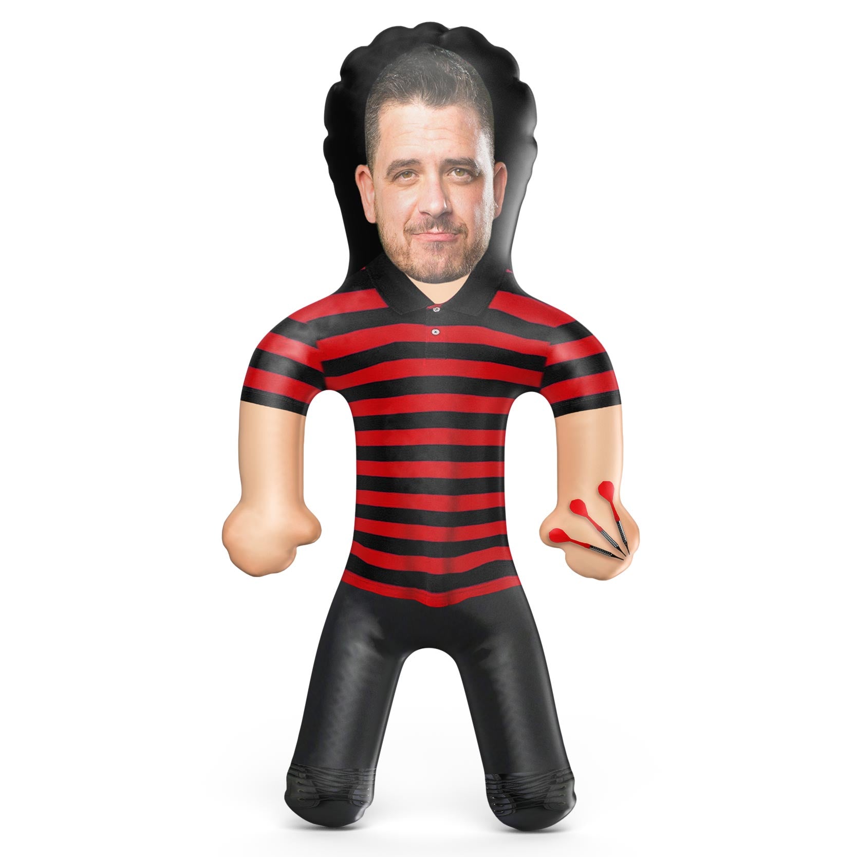 Darts Player Red & Black Shirt Blow Up Doll