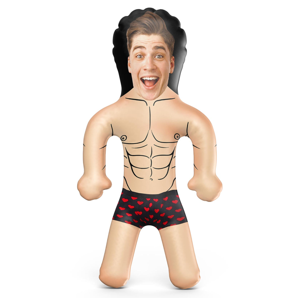 Heart Boxer Shorts Stud Blow Up Doll