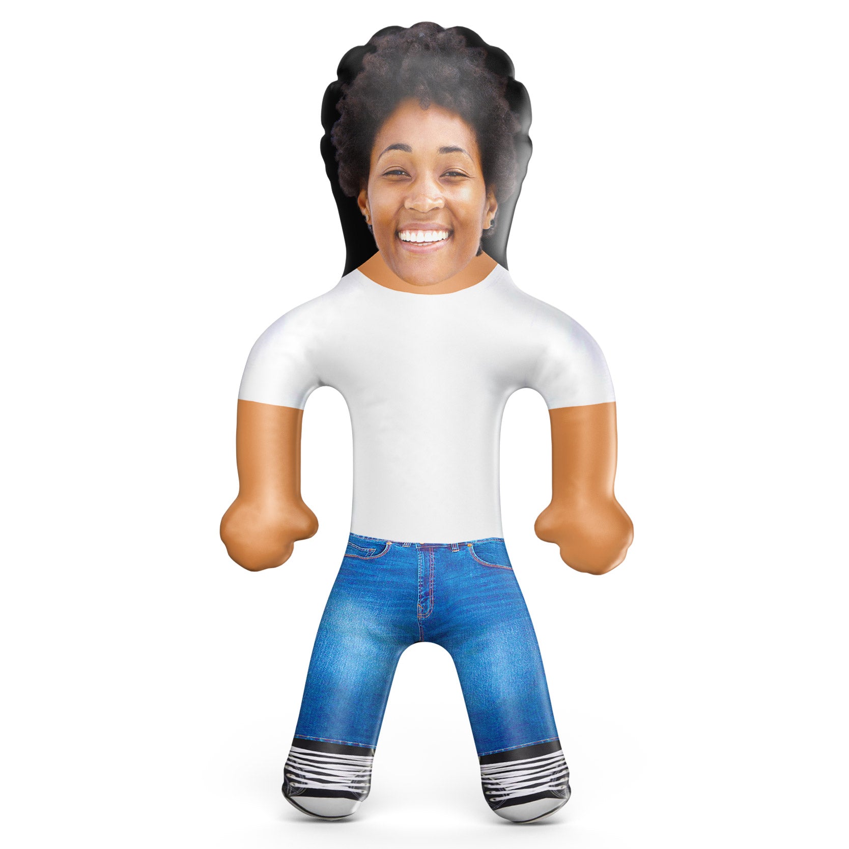 White T Shirt with jeans Blow Up Doll