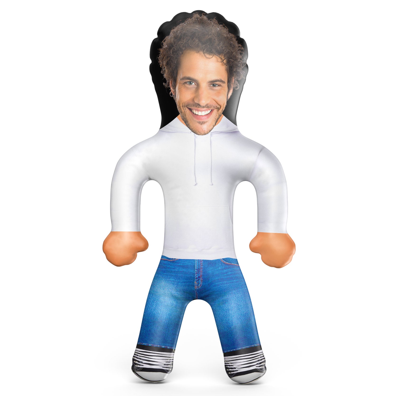 White Hoodie with jeans Blow Up Doll
