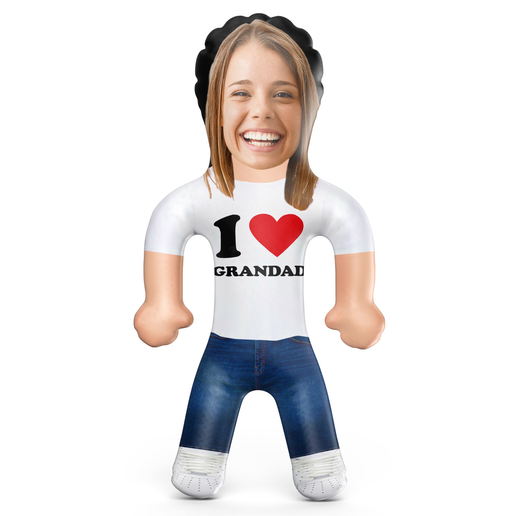 I Heart Grandad Blow Up Doll