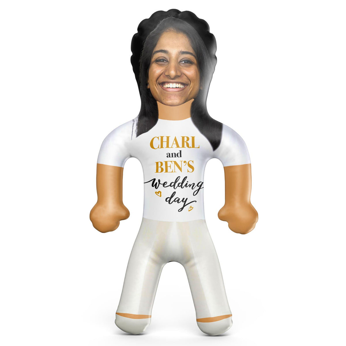 *Your Name's* Wedding Day Formal Trousers Blow Up Doll