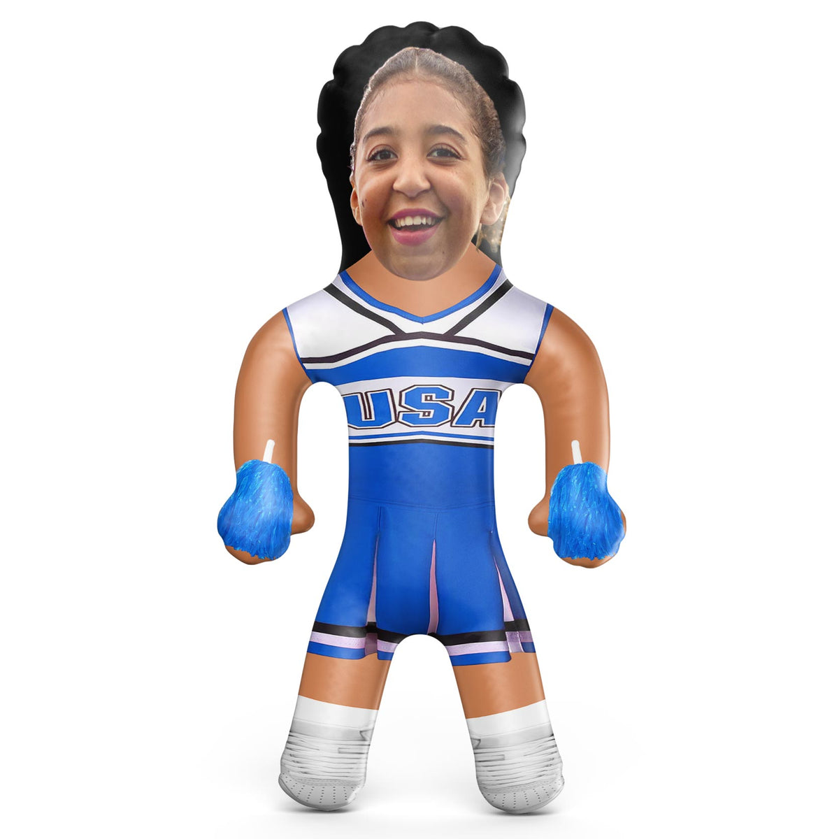 USA Cheerleader Blue Blow Up Doll