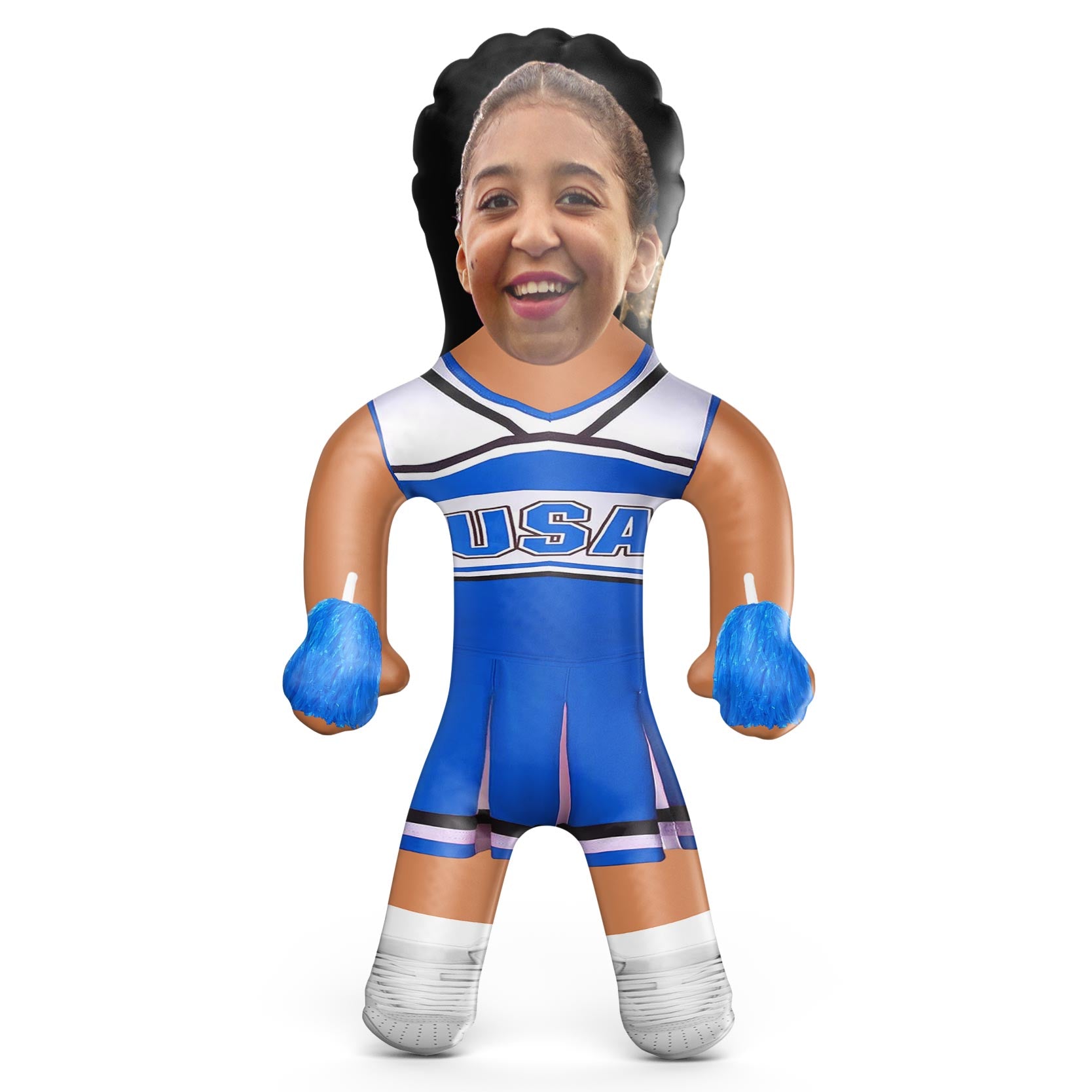 USA Cheerleader Blue Blow Up Doll