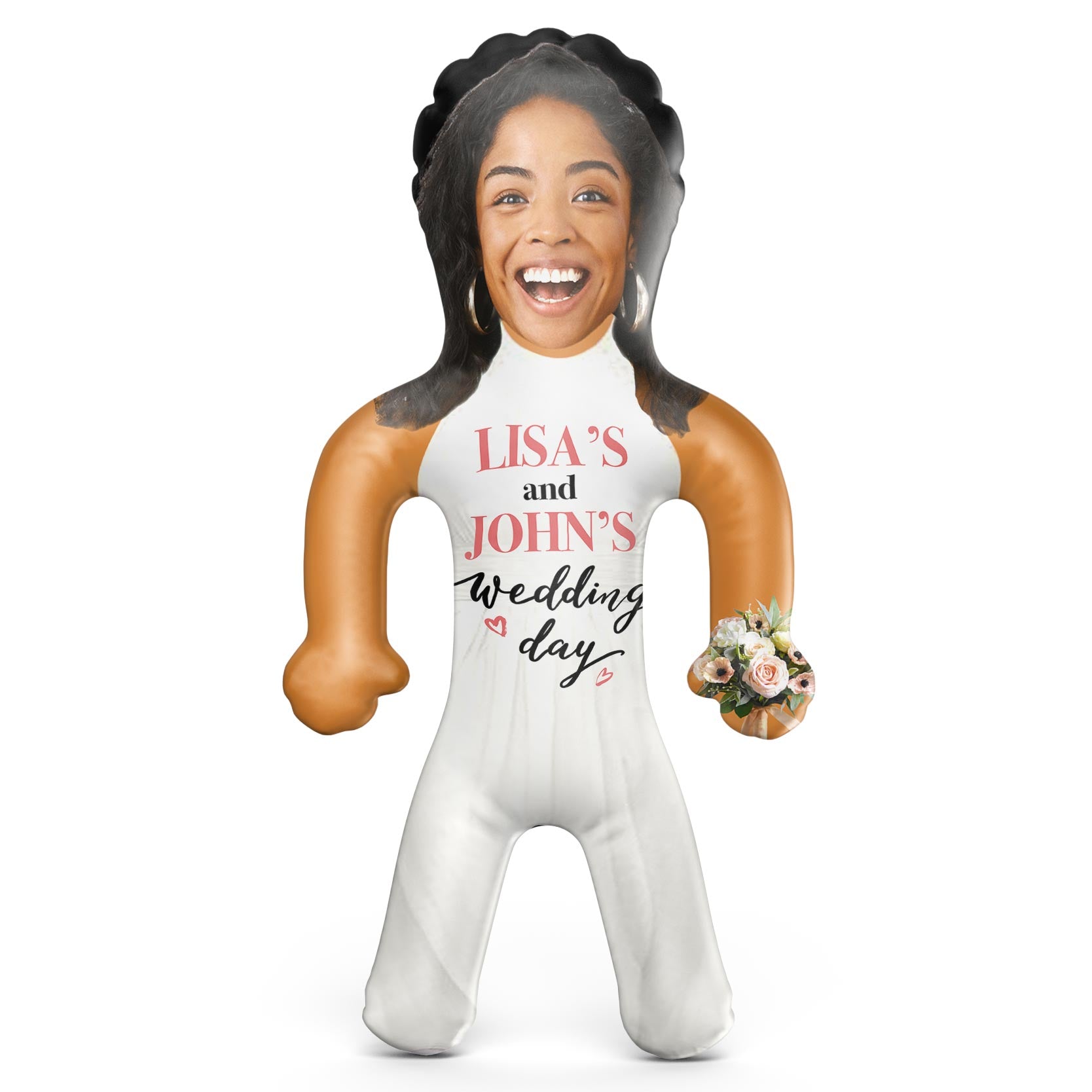 *Your Name's* Wedding Day Bride Blow Up Doll