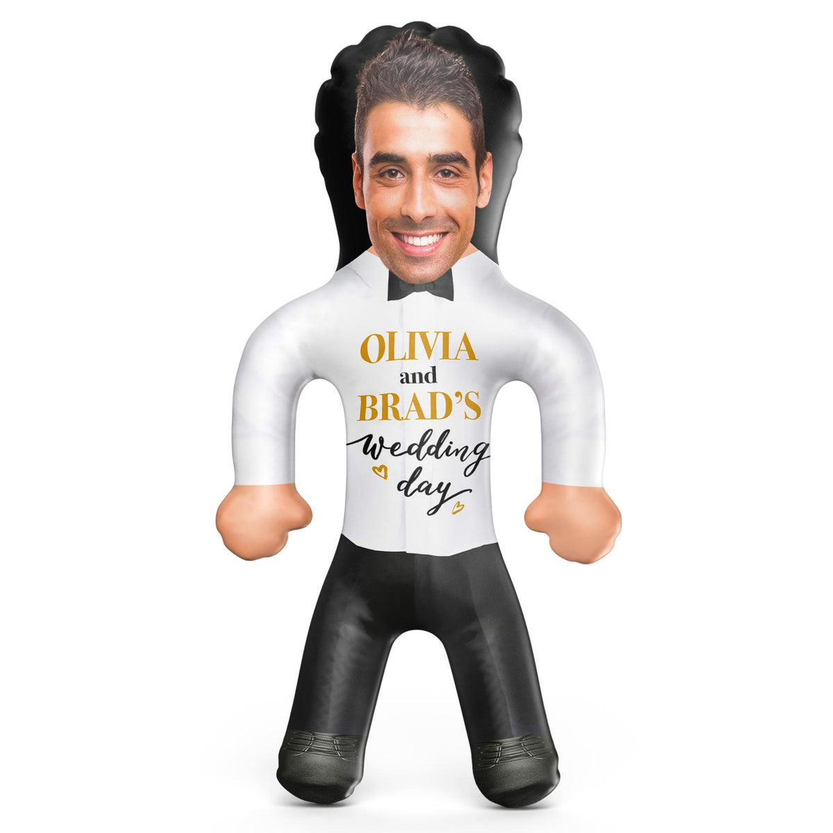 *Your Name's* Wedding Day Groom Blow Up Doll