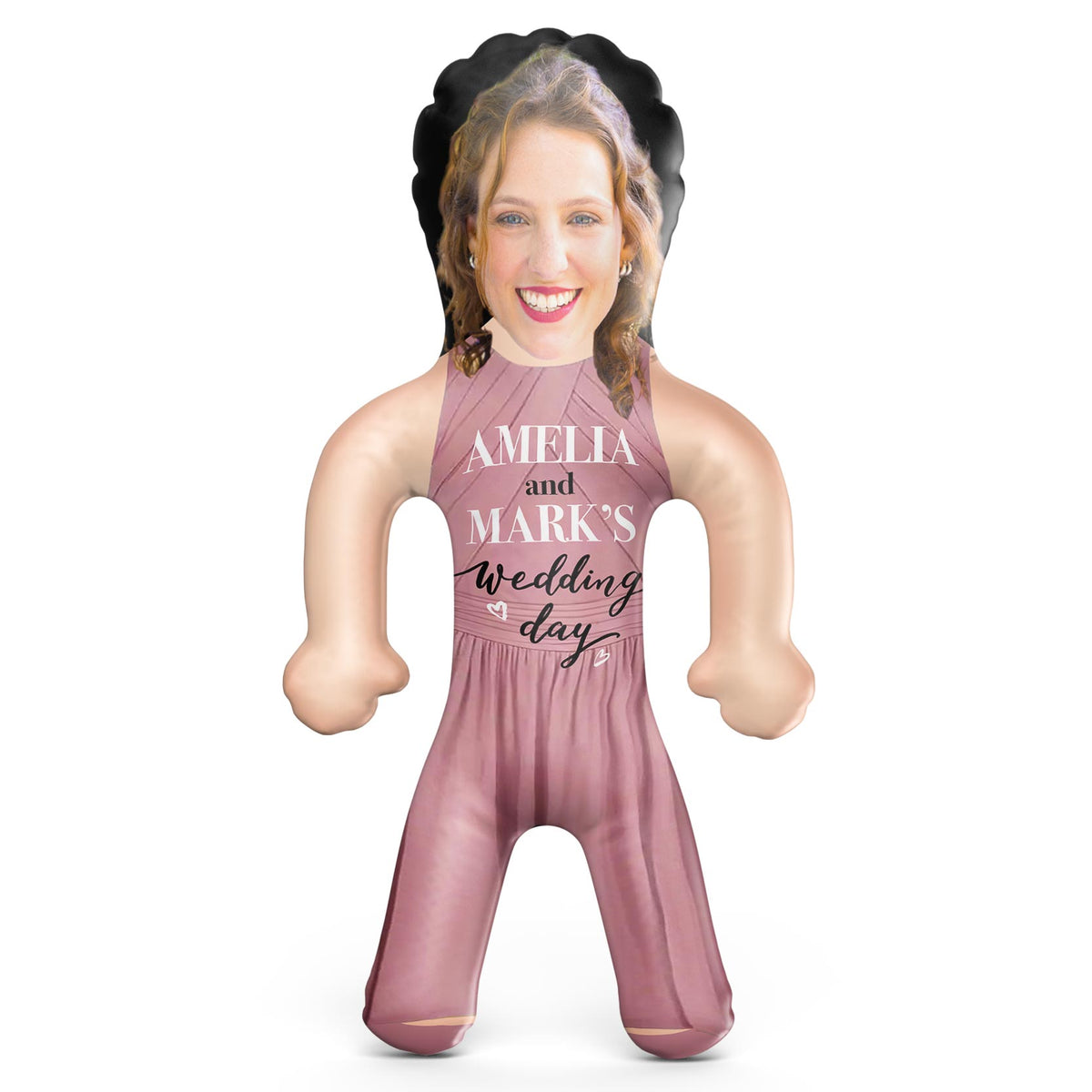 *Your Name's* Wedding Day Dress Blow Up Doll