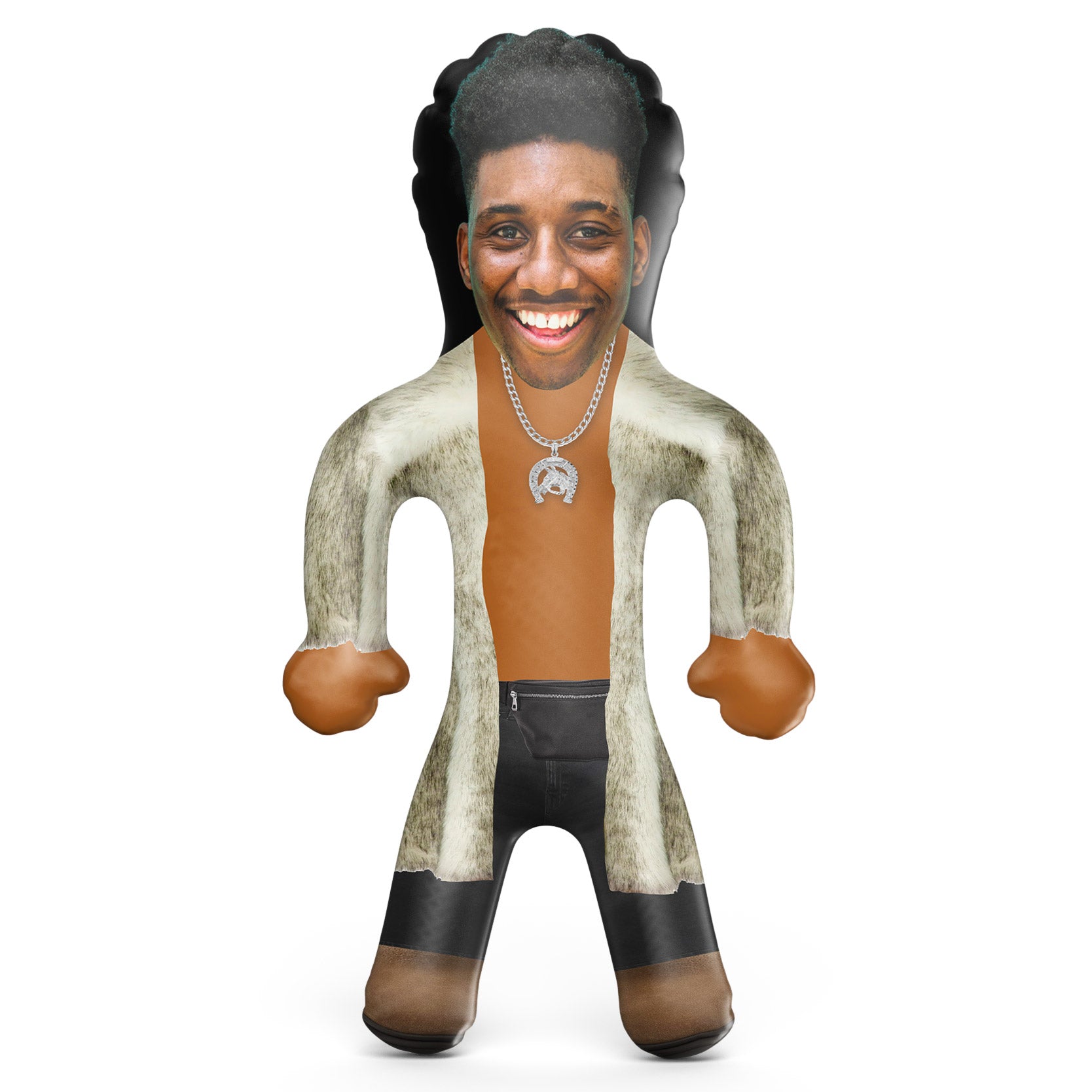 Glam Fur Coat Blow Up Doll