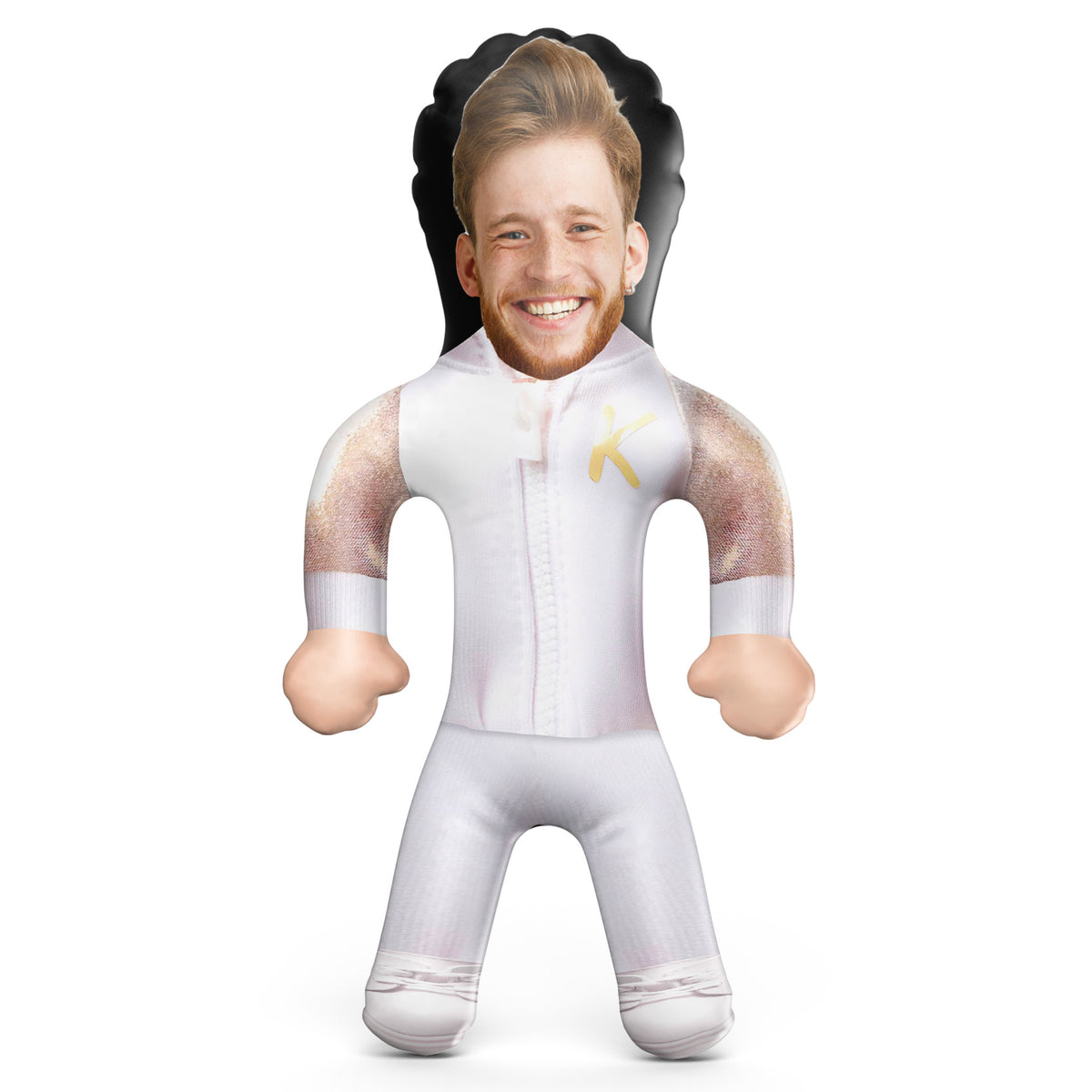 White Sparkle Tracksuit Blow Up Doll