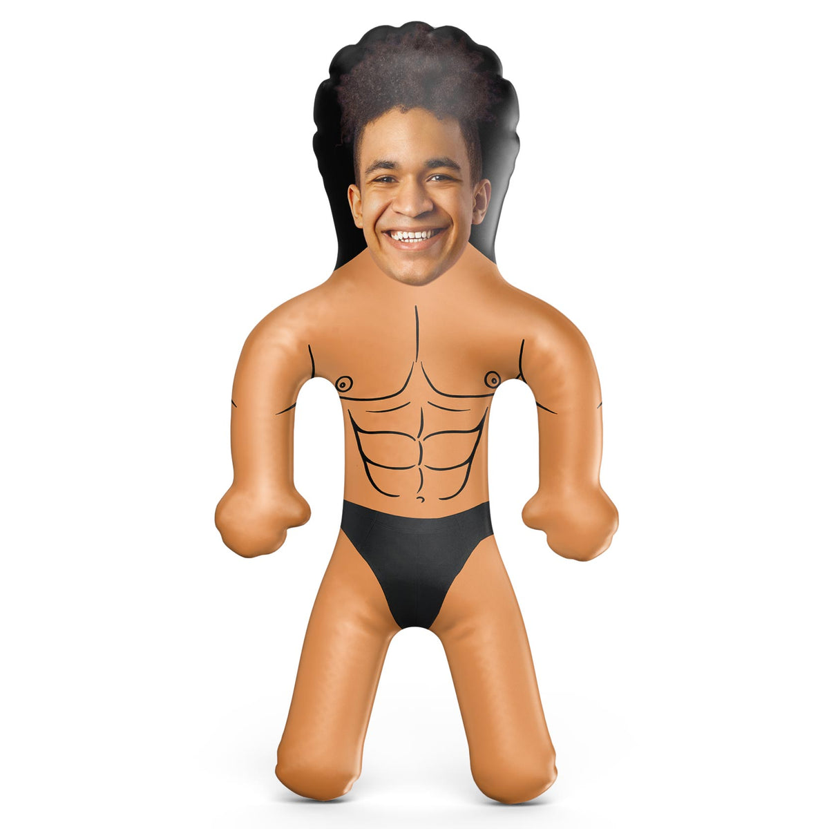 Muscle Guy Black Speedos Blow Up Doll