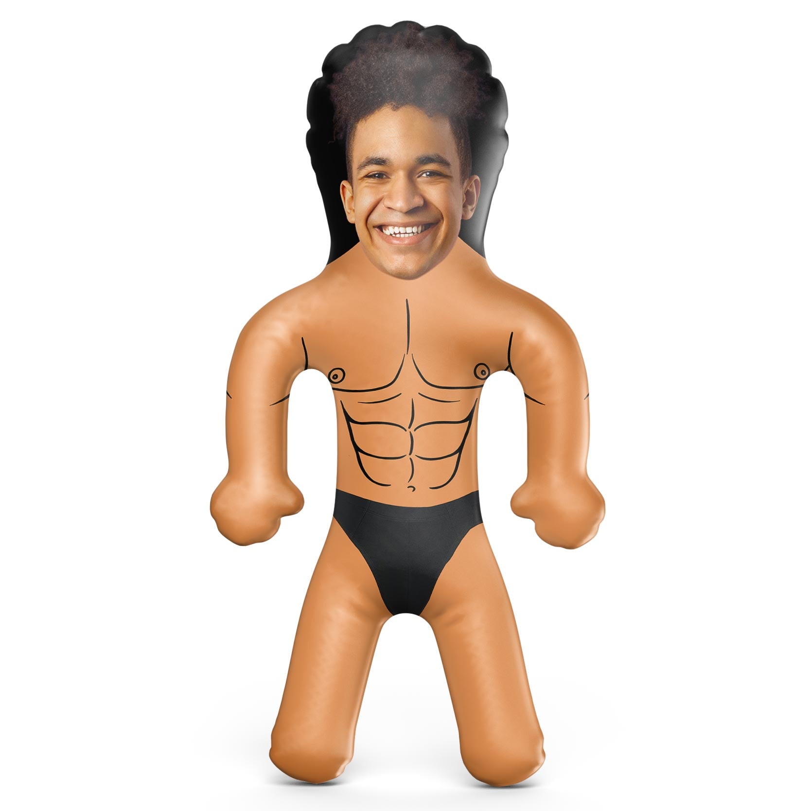 Muscle Guy Black Speedos Blow Up Doll