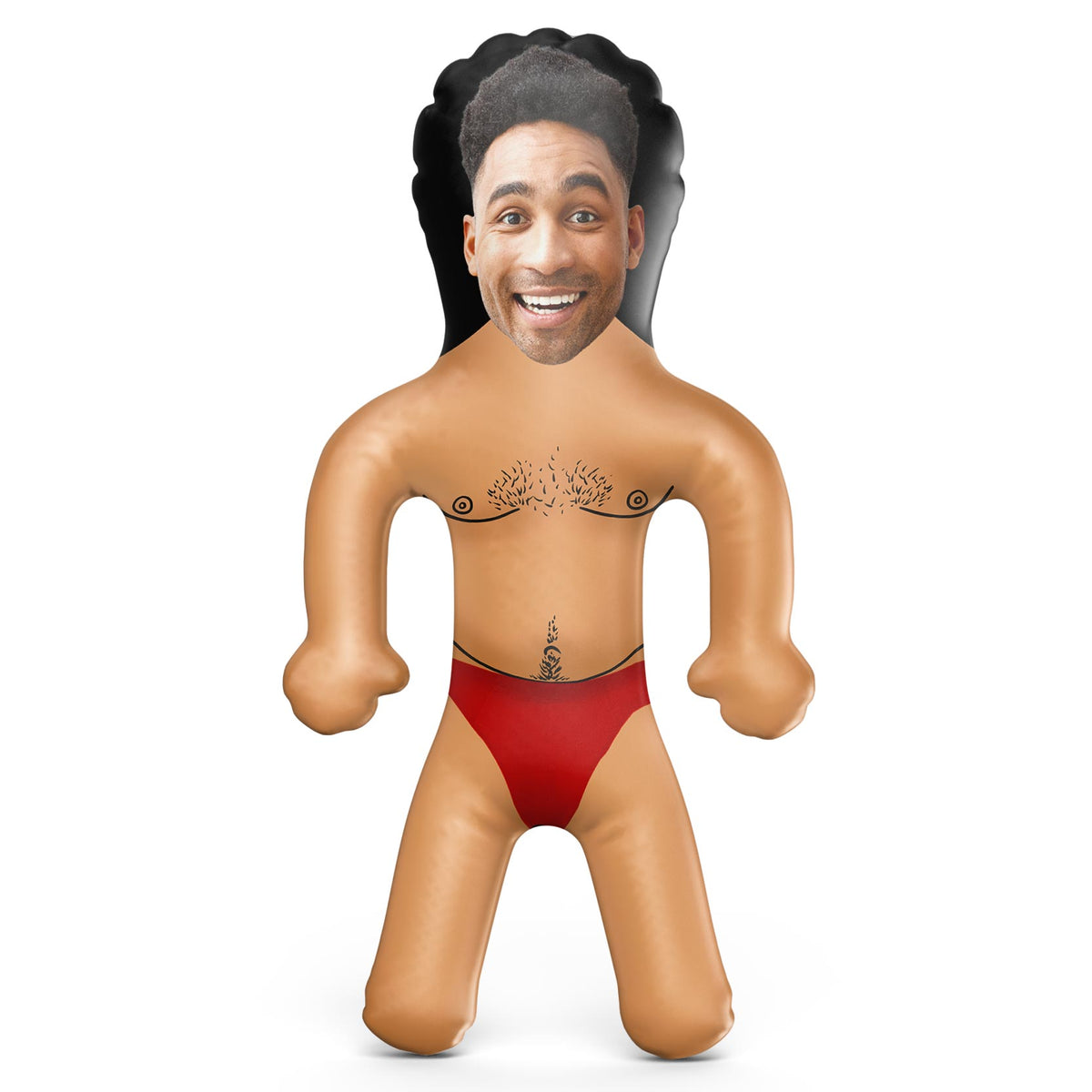 Dad Bod Red Swimmers Blow Up Doll