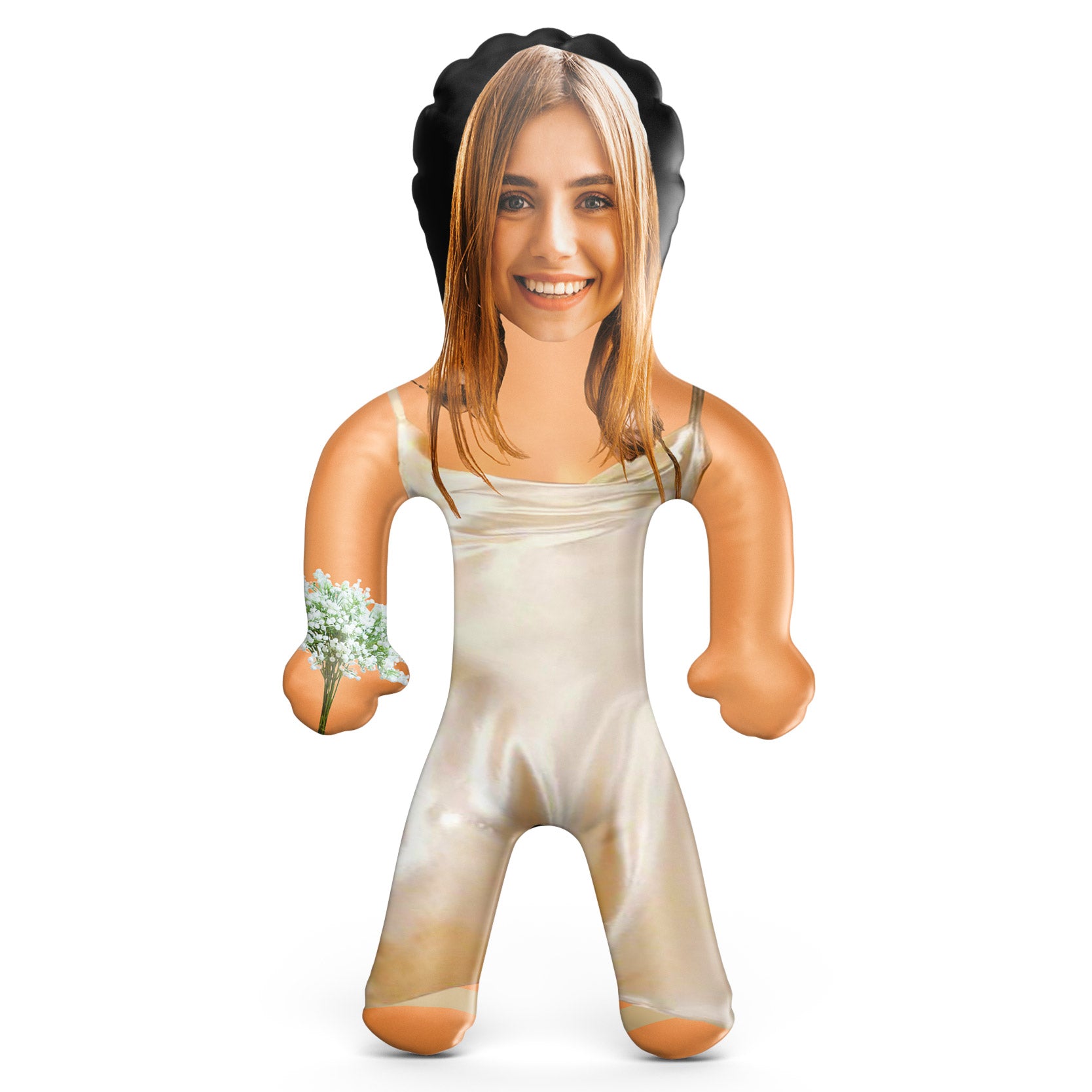 Bridesmaid Dress - Champagne Blow Up Doll