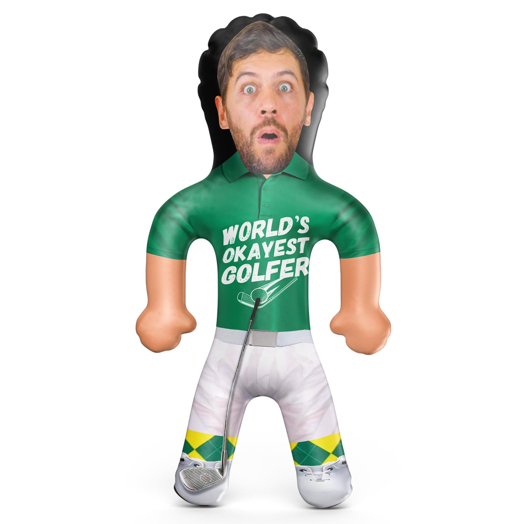 World's Okayest Golfer Blow Up Doll