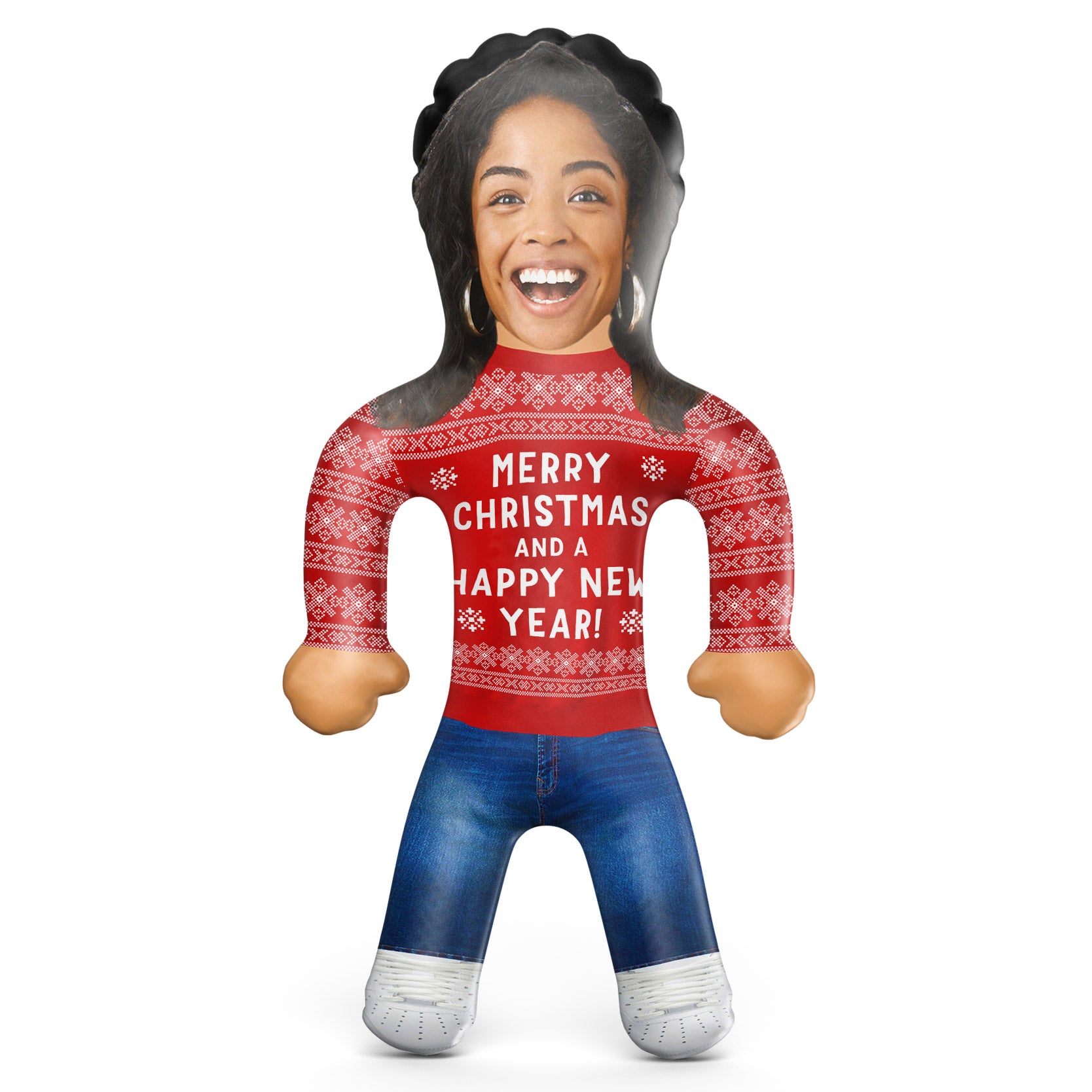 Merry Christmas & Happy New Year Blow Up Doll