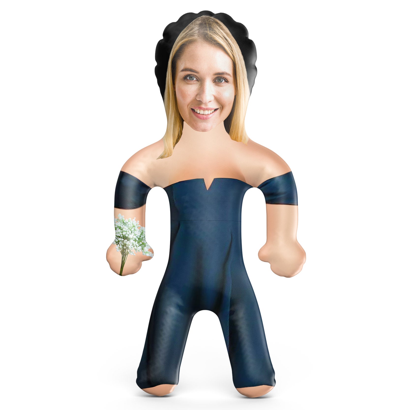 Bridesmaid Dress - Navy Blow Up Doll