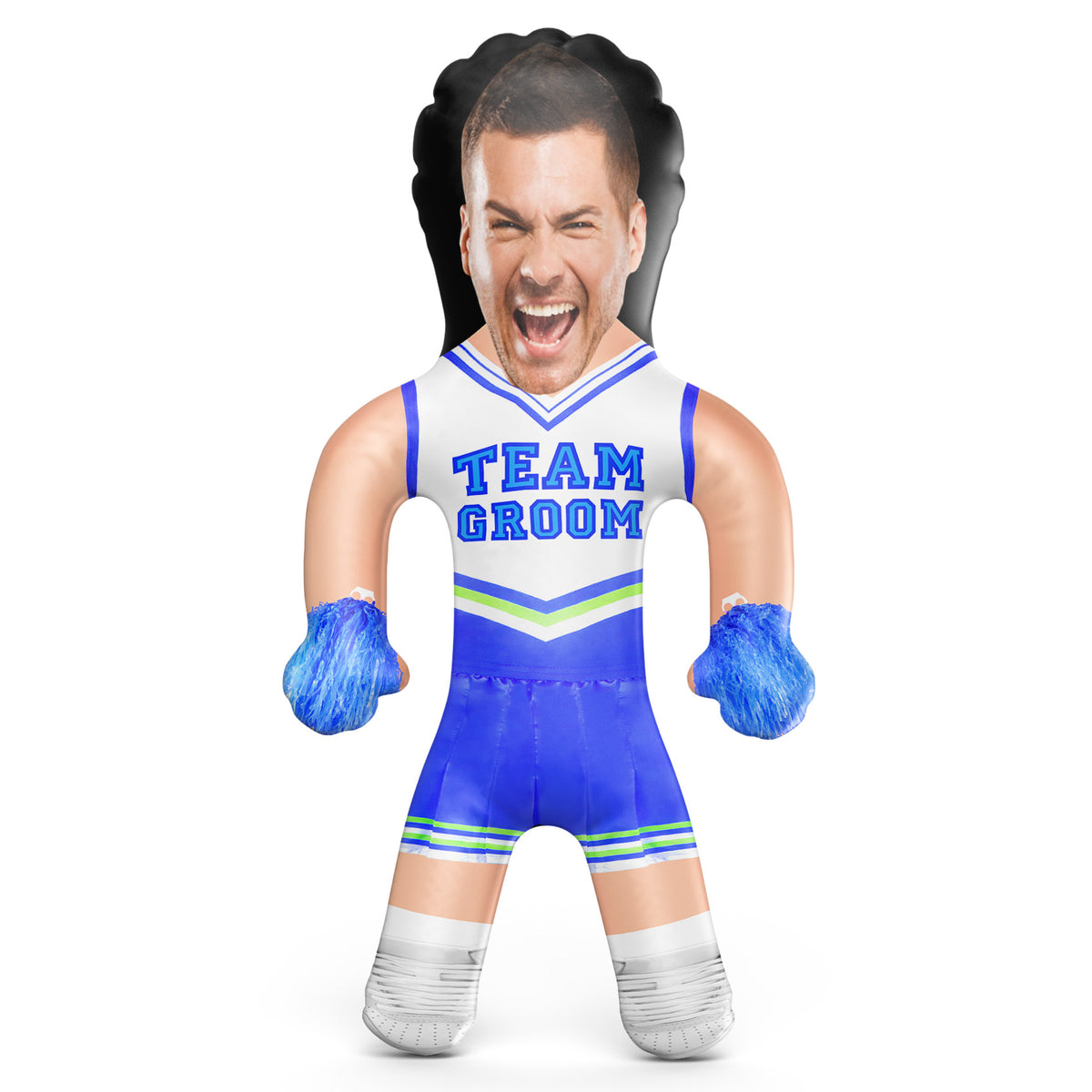 Team Groom Cheerleader Blow Up Doll