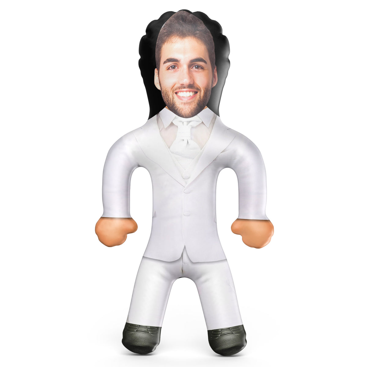 Groomsman - White Suit Blow Up Doll