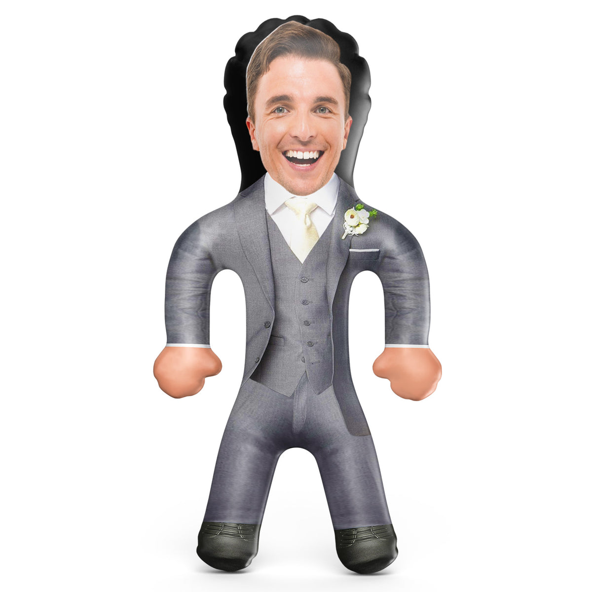 Groomsman - grey Blow Up Doll