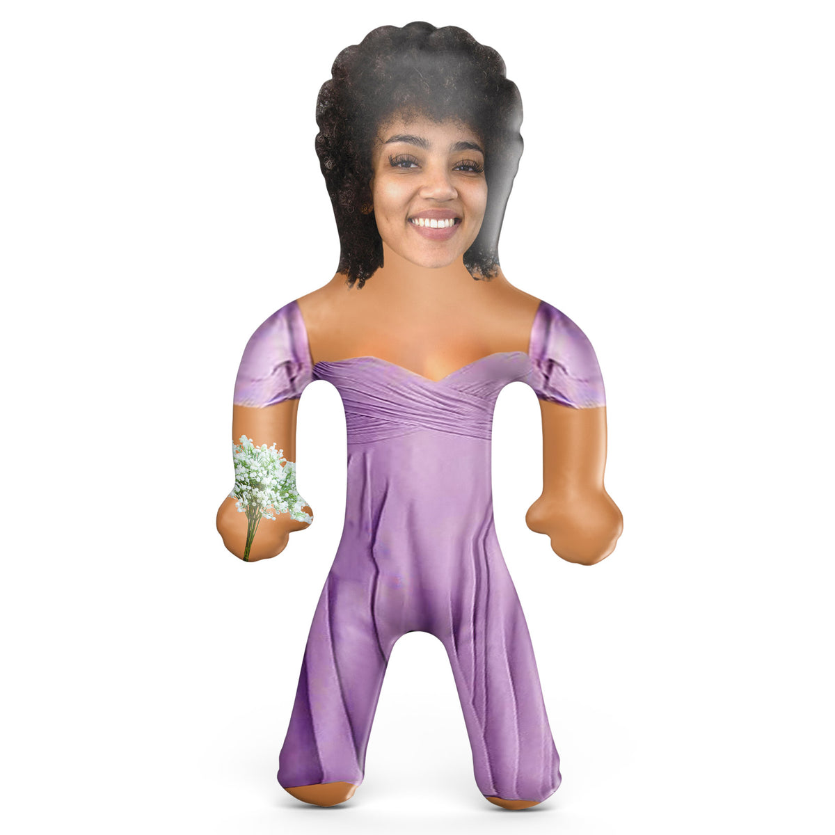 Bridesmaid Dress - Light Purple/Lilac Blow Up Doll