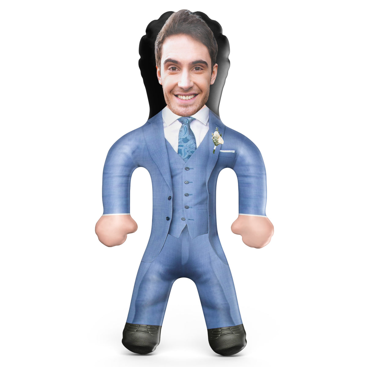 Groomsman - Light Blue Blow Up Doll