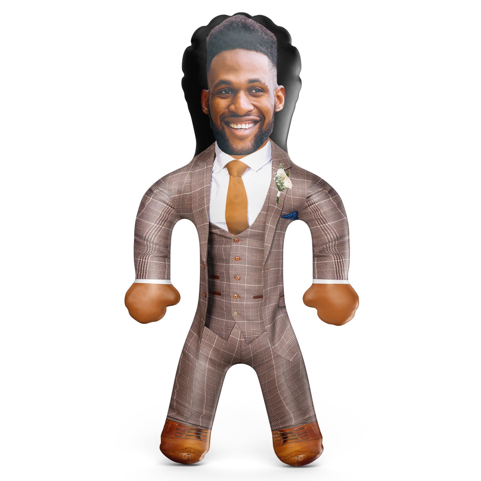 Groomsman - Tartan Blow Up Doll